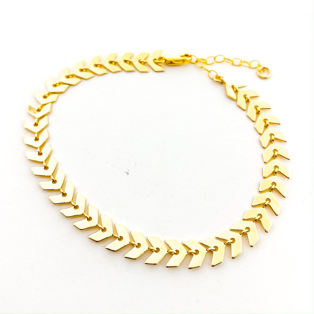 Gianna Chevron Jewelry Set | Gold - MTT Collective