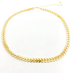 Gianna Chevron Necklace | Gold - MTT Collective