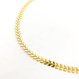 Gianna Chevron Necklace | Gold - MTT Collective