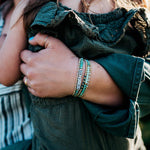 Gracie Beaded Birthstone Accented Bracelet | 3mm - MTT Collective