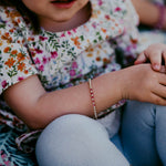 Gracie Beaded Birthstone Accented Kids Bracelet - MTT Collective