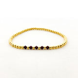 Gracie Beaded Birthstone Accented Kids Bracelet - MTT Collective