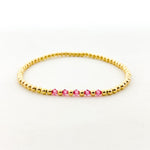 Gracie Beaded Birthstone Accented Kids Bracelet - MTT Collective
