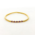 Gracie Beaded Birthstone Accented Kids Bracelet - MTT Collective