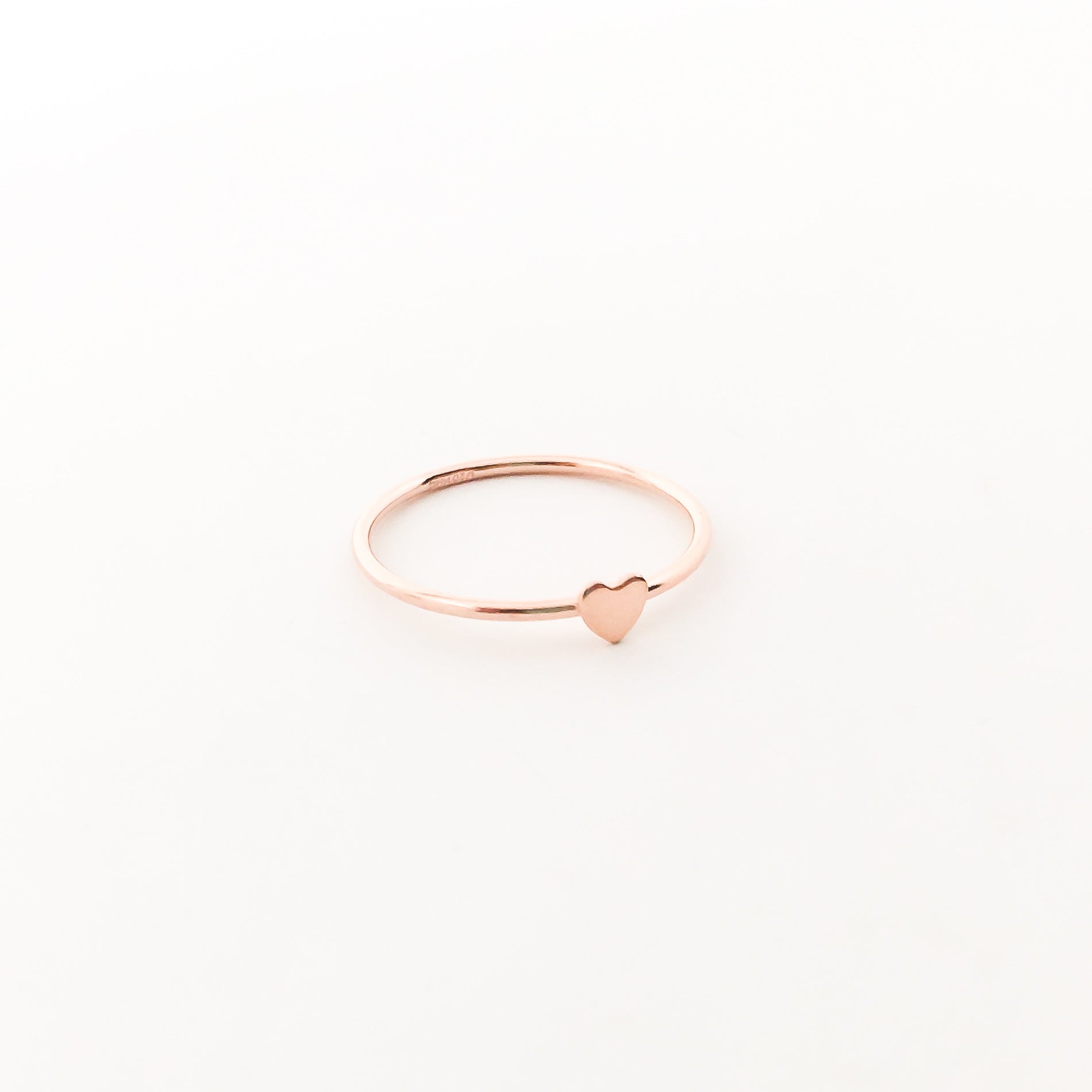 Heart Stacking Ring |Rose Gold - MTT Collective