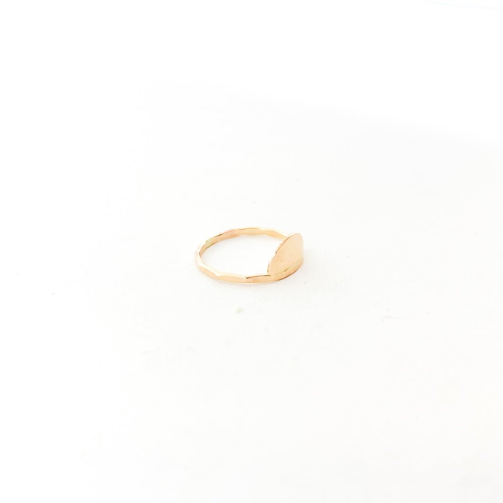 Impressions Half Circle Ring | Gold - MTT Collective