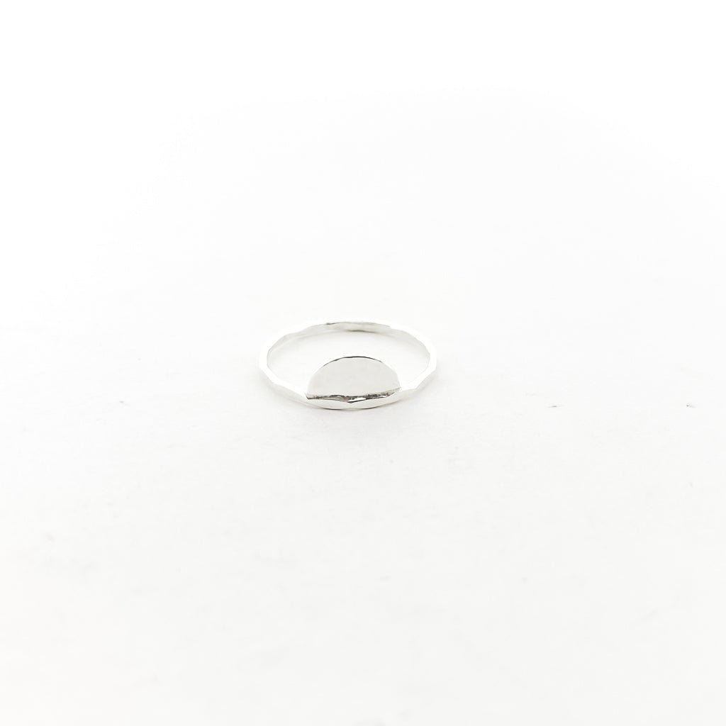 Impressions Half Circle Ring | Silver - MTT Collective