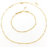 Isabella Satellite Chain Jewelry Set | Gold - MTT Collective