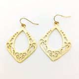 Jasmine Brushed Drop Earrings - MTT Collective