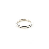 Jordan Linear Groove 4.5MM Band Ring | Silver - MTT Collective