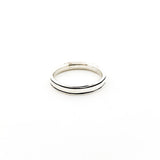 Jordan Linear Groove 4.5MM Band Ring | Silver - MTT Collective
