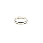 Jordan Linear Groove 4.5MM Band Ring | Silver - MTT Collective