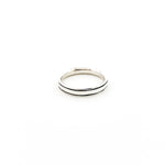 Jordan Linear Groove 4.5MM Band Ring | Silver - MTT Collective