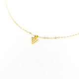 Julie Rhinestone Necklace Set | Gold - MTT Collective