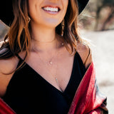 Julie Rhinestone Triangle Necklace - MTT Collective