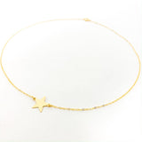 Kaia Large Held Star Necklace | Gold - MTT Collective