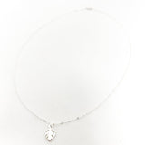 Karina Monstera Leaf Necklace | Silver - MTT Collective