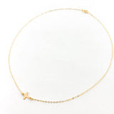 Kate Little Held Cross Necklace | Gold - MTT Collective