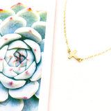 Kate Little Held Cross Necklace | Gold - MTT Collective