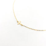 Kate Little Held Cross Necklace | Gold - MTT Collective