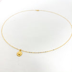 Kinsley Sunflower Necklace | Gold - MTT Collective