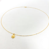 Kinsley Sunflower Necklace | Gold - MTT Collective