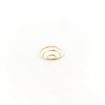 Kyrie Open Rainbow Ring | Gold - MTT Collective