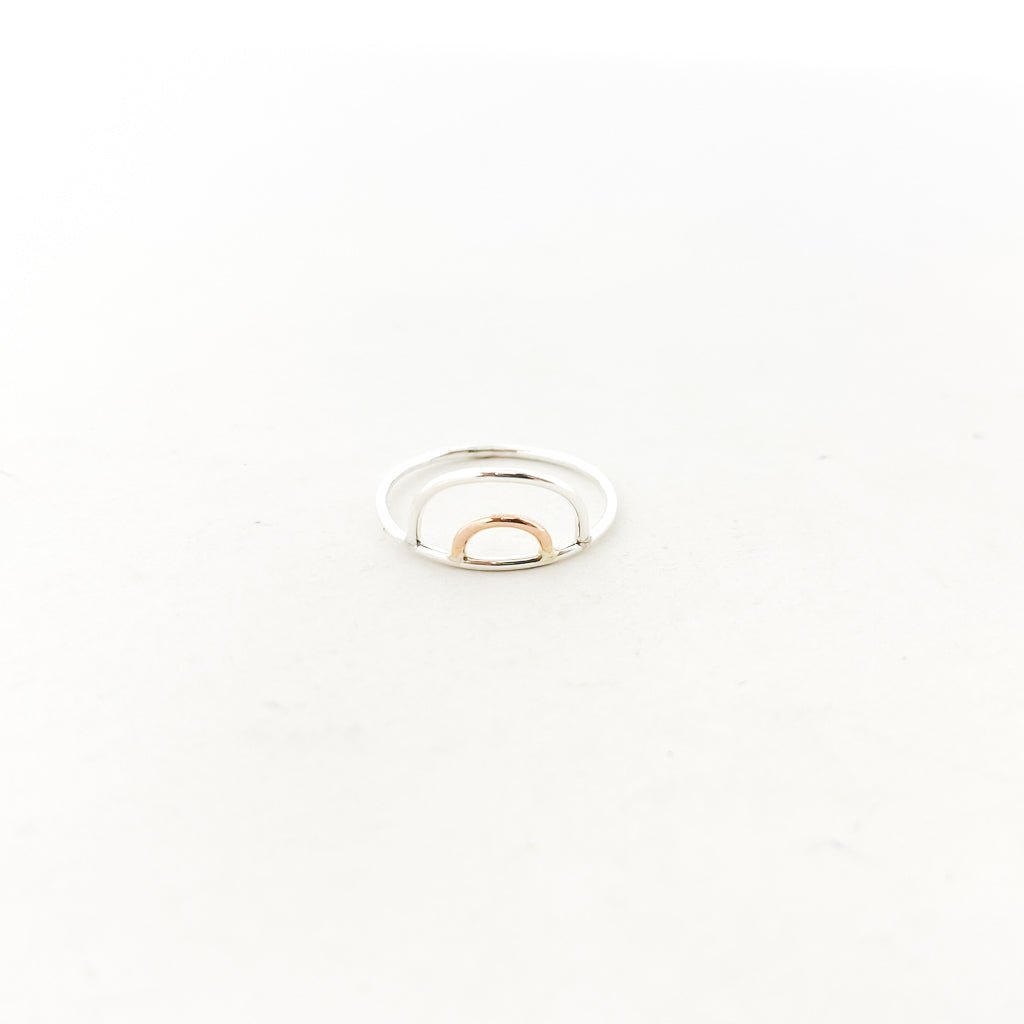 Kyrie Open Rainbow Ring | Gold & Silver - MTT Collective