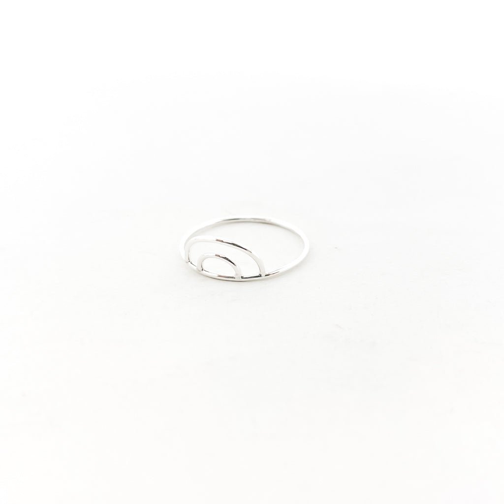 Kyrie Open Rainbow Ring | Silver - MTT Collective