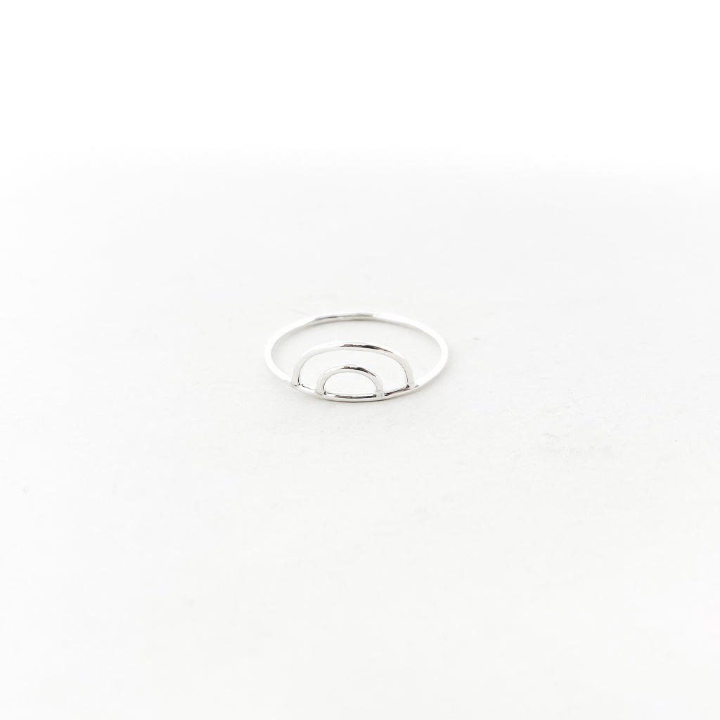 Kyrie Open Rainbow Ring | Silver - MTT Collective