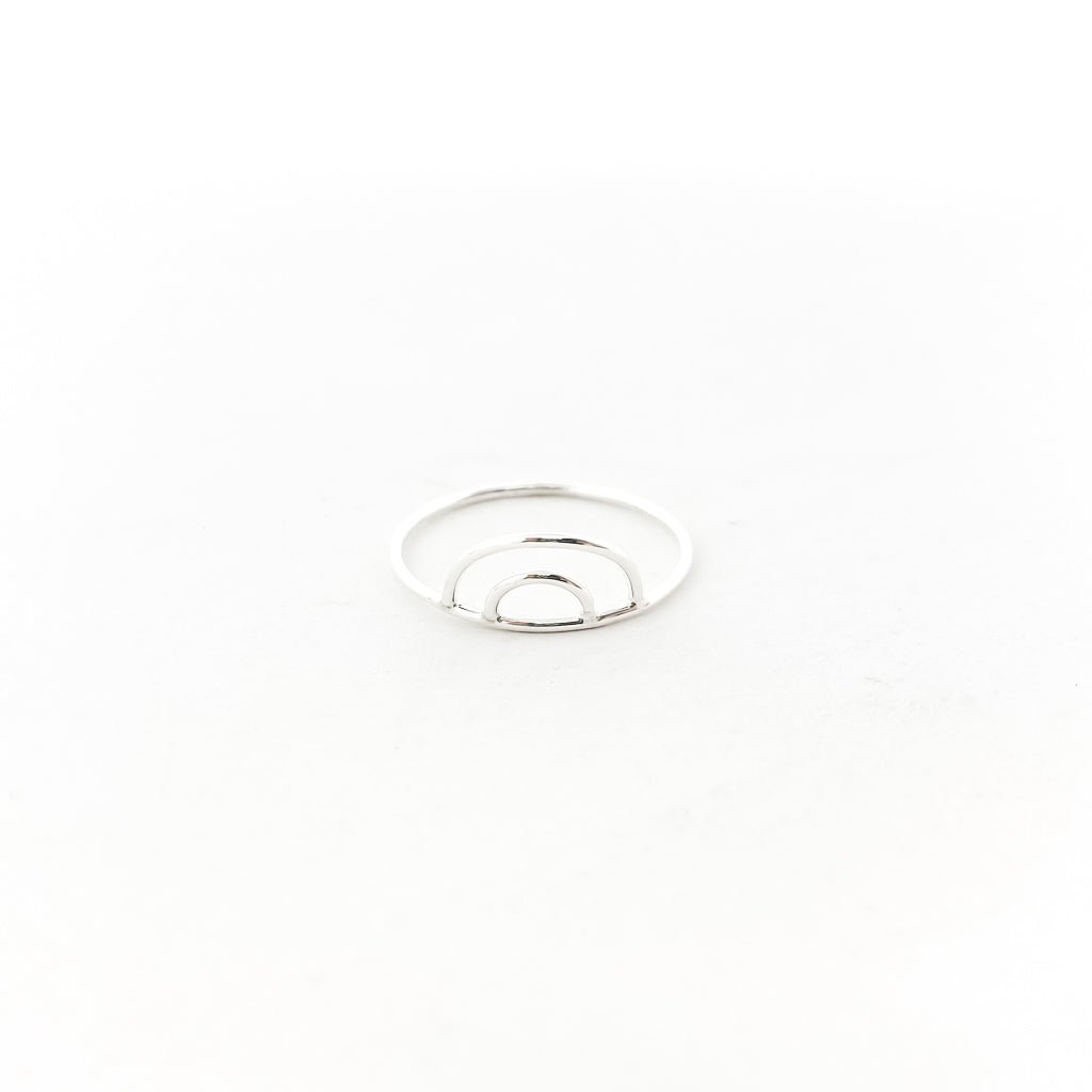 Kyrie Open Rainbow Ring | Silver - MTT Collective