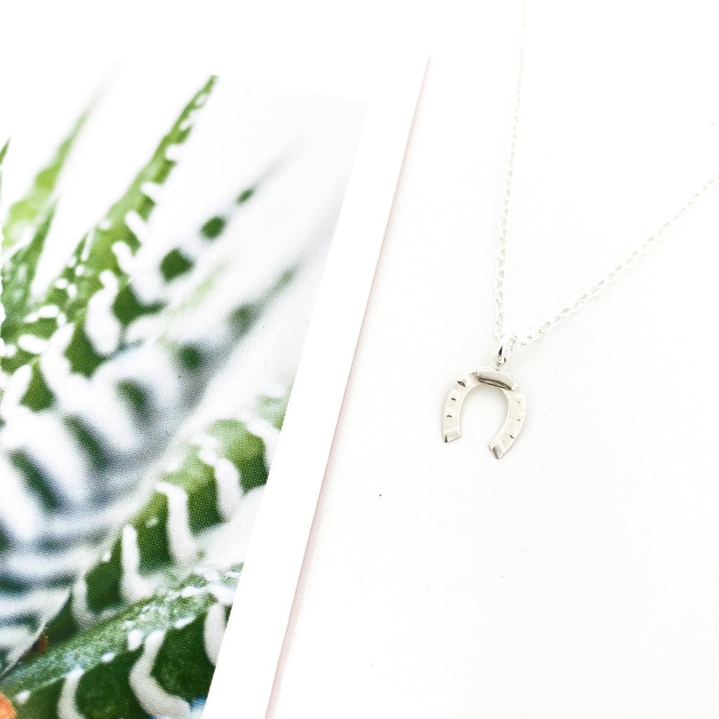 Leslie Horseshoe Necklace | Silver - MTT Collective