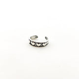 Little Hearts Toe Ring | Silver - MTT Collective