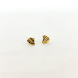 Little Leaf Stud Earrings | Gold - MTT Collective