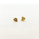 Little Leaf Stud Earrings | Gold - MTT Collective