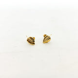 Little Leaf Stud Earrings | Gold - MTT Collective