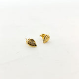 Little Leaf Stud Earrings | Gold - MTT Collective