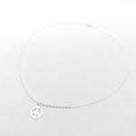 Love Is All Peace Charm Necklace | Silver - MTT Collective