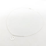 Love Is All Peace Charm Necklace | Silver - MTT Collective