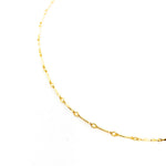 Lucy Bar Chain Necklace | Gold - MTT Collective