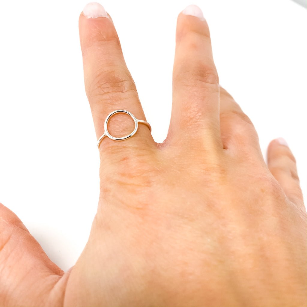 Luna Circle Ring | Silver - MTT Collective