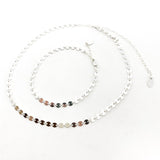 Luna Disc Chain Jewelry Set | Silver - MTT Collective