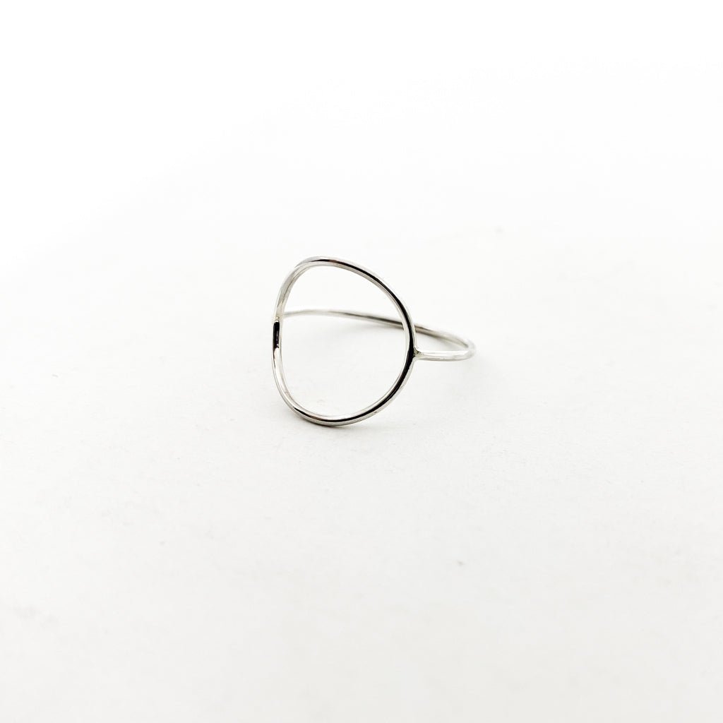 Luna Large Circle Ring | Silver - MTT Collective