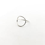 Luna Large Circle Ring | Silver - MTT Collective