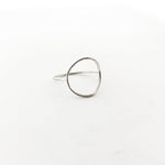 Luna Large Circle Ring | Silver - MTT Collective