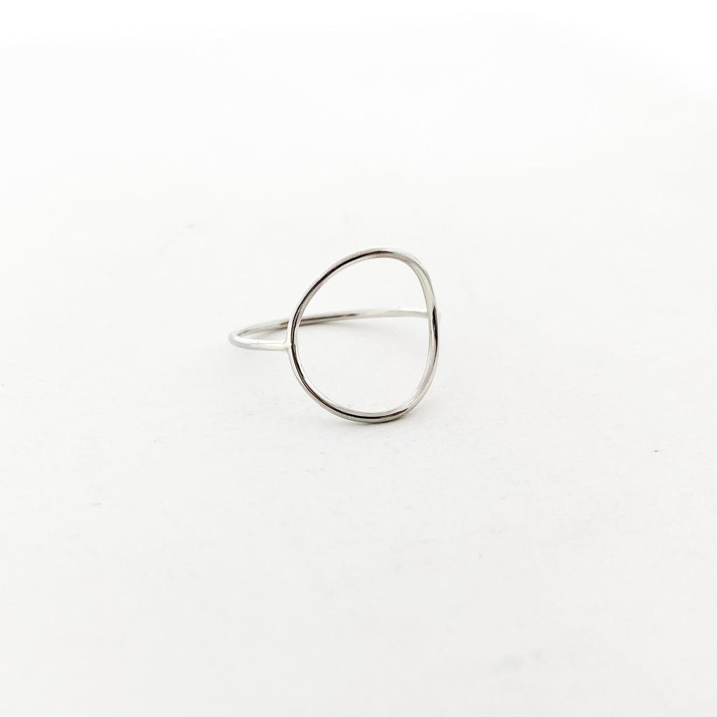 Luna Large Circle Ring | Silver - MTT Collective