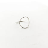 Luna Large Circle Ring | Silver - MTT Collective