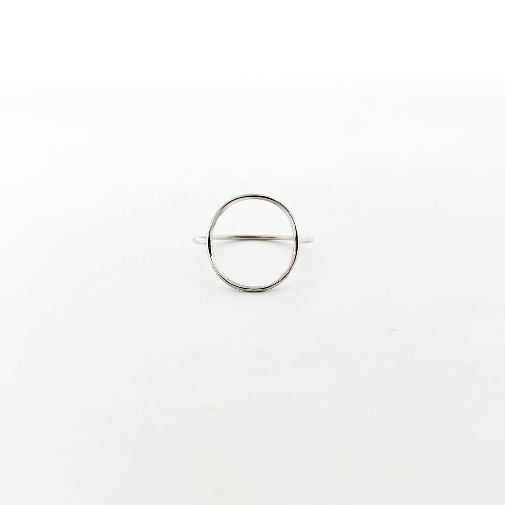 Luna Large Circle Ring | Silver - MTT Collective