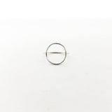 Luna Large Circle Ring | Silver - MTT Collective