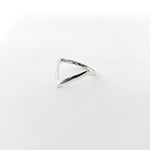 Lyla Deep V - Shape Ring | Silver - MTT Collective